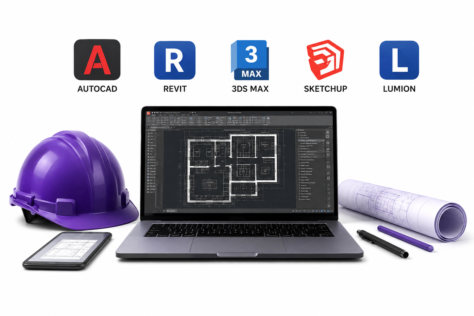 Industry tools used for civil design