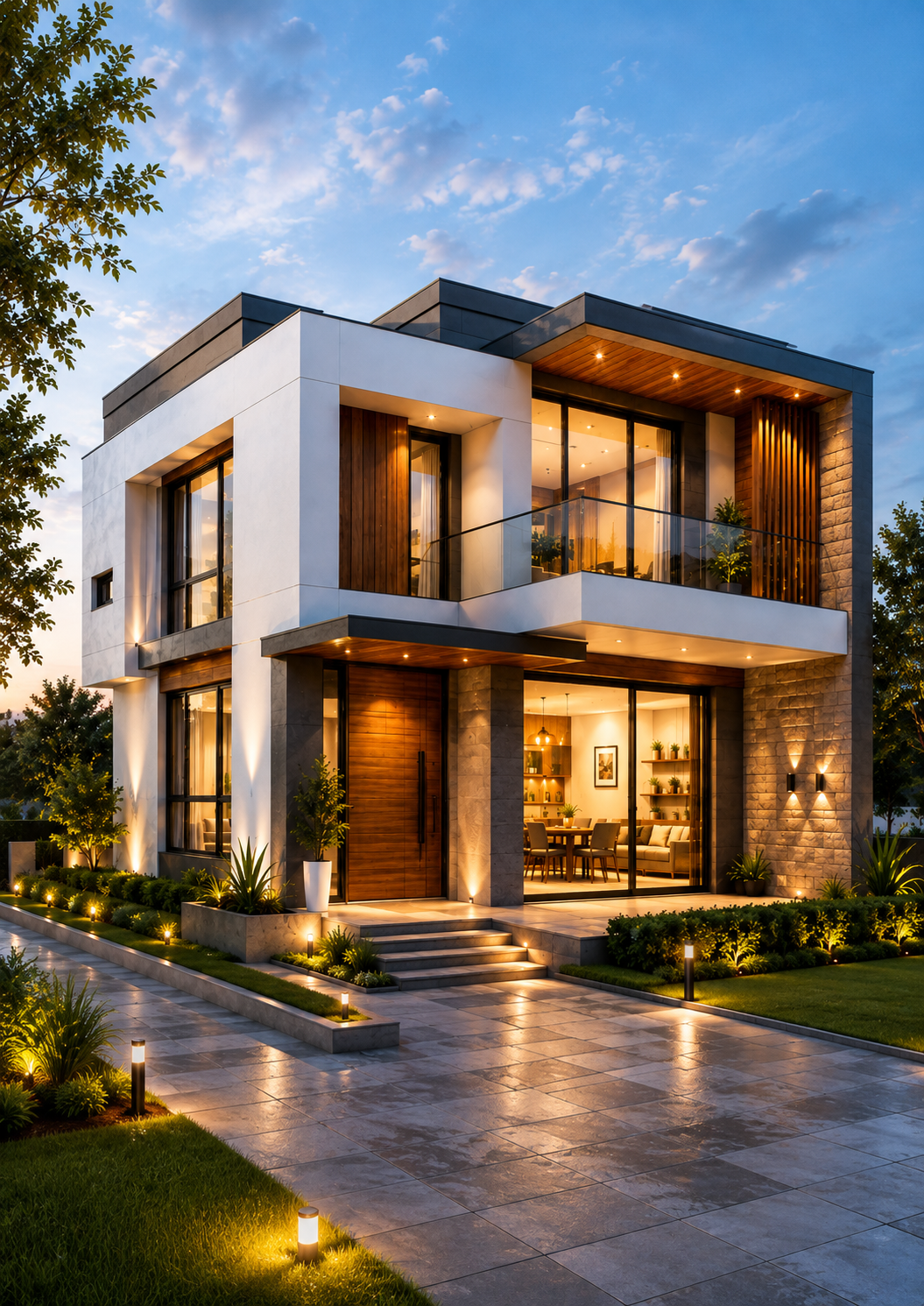 Rendered residential project